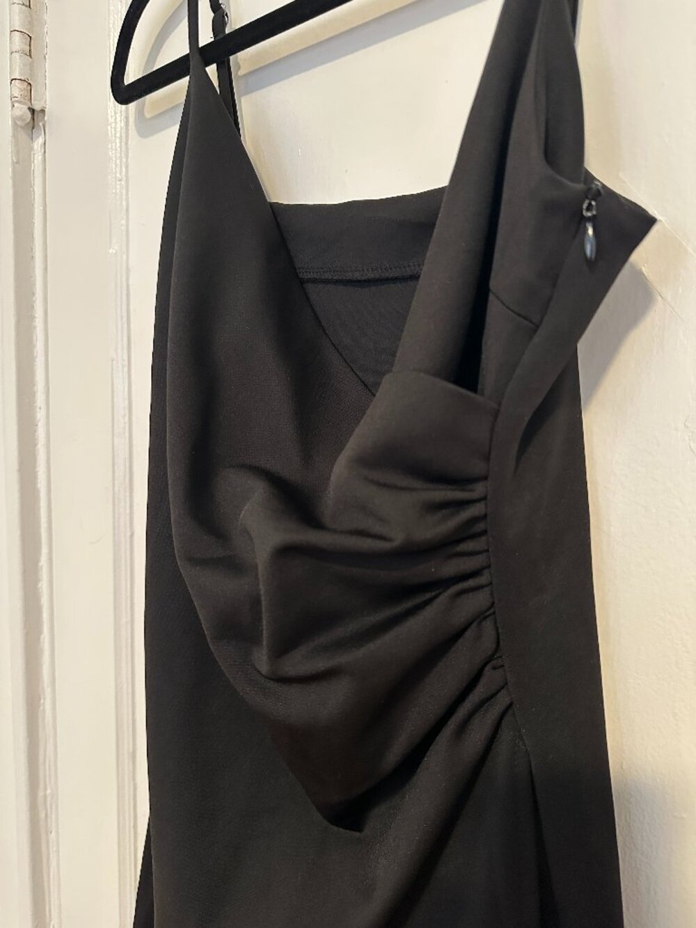 Black mini dress